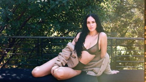 Rumer Willis See Through in CUUP Magazine 5
