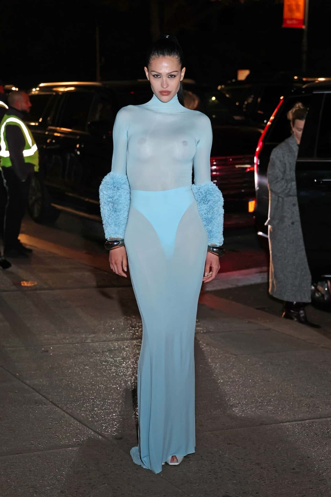 Hot Amelia Hamlin Braless in a Sheer Dress for the 2023 CFDA Fashion Awards photo gallery Hot Amelia Hamlin Braless in a Sheer Dress for the 2023 CFDA Fashion Awards photo gallery
