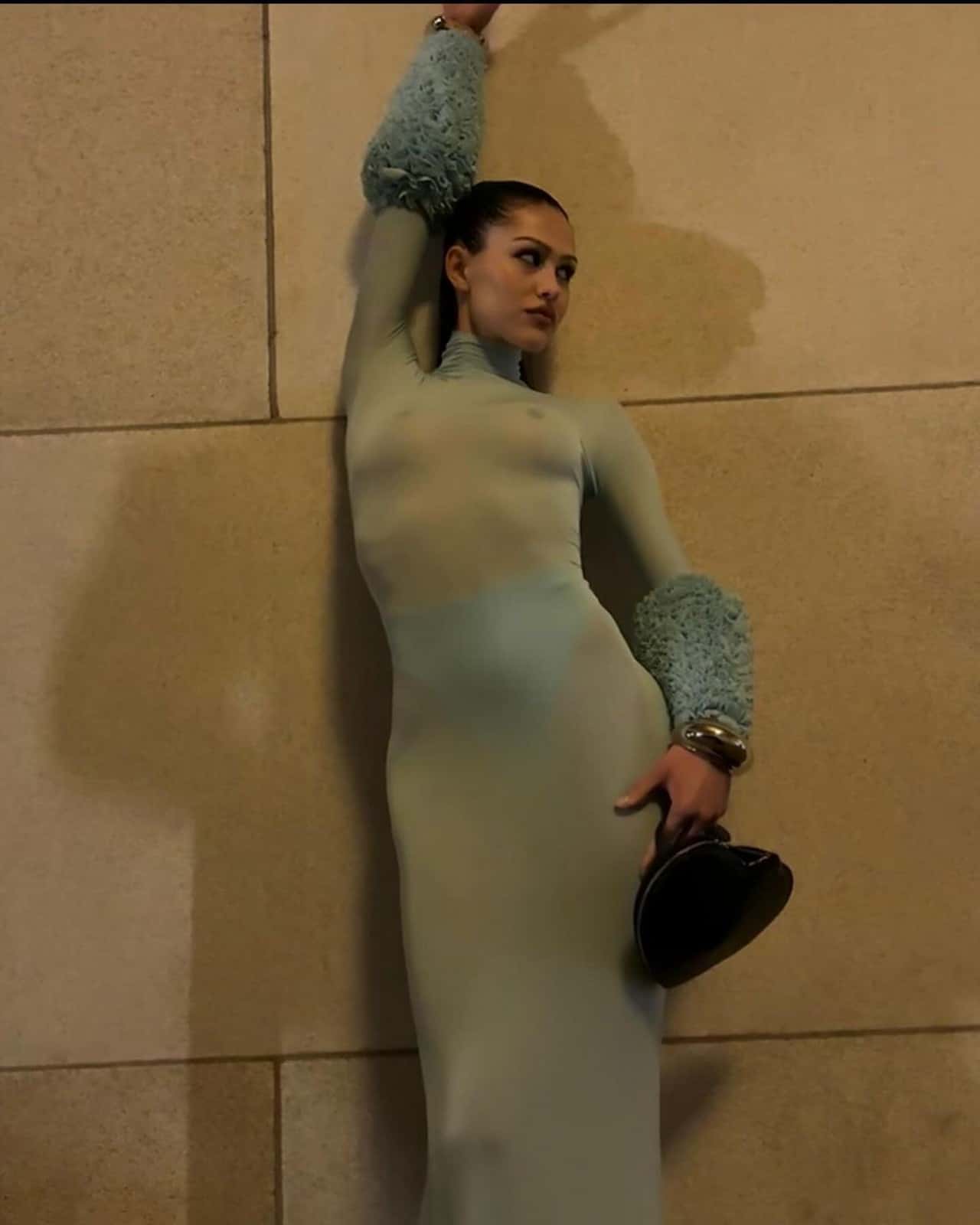 Watch Amelia Hamlin Braless in a Sheer Dress for the 2023 CFDA Fashion Awards naked video Watch Amelia Hamlin Braless in a Sheer Dress for the 2023 CFDA Fashion Awards naked video
