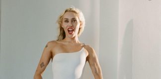 Miley Cyrus In Sexy White Swimsuit New Photoshoot 1