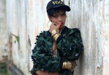 Rihanna Displays Her Boobs In Photoshoot For Vogue Brazil 3