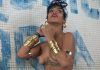 Rihanna Posing Topless For Vogue Brazil 01