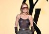 Olivia Wilde Shows Tits In A Sheer Top At 2024 Paris Fashion Week 09