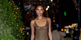 Gabrielle unions sheer look stuns at riffraff premiere 1