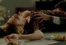 Heather graham and carrie anne moss sizzle with sexy cleavage in lesbian scene compulsion (2013) 1