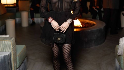 Paris jackson is sexy in see trough dress at jas mathur michael brauns golden globes after party 2025 6