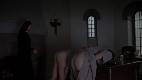 Lizzie brochere nude american horror story s02e02 (2012) 1