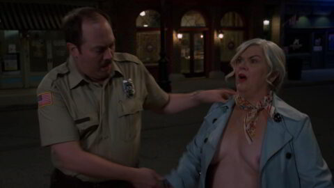 Paula Pell Nude Mapleworth Murders S01E10 2020 4