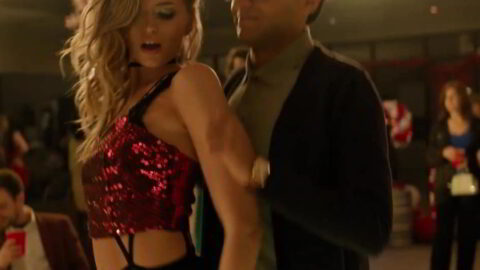 Abbey Lee Sexy Office Christmas Party 2016 1