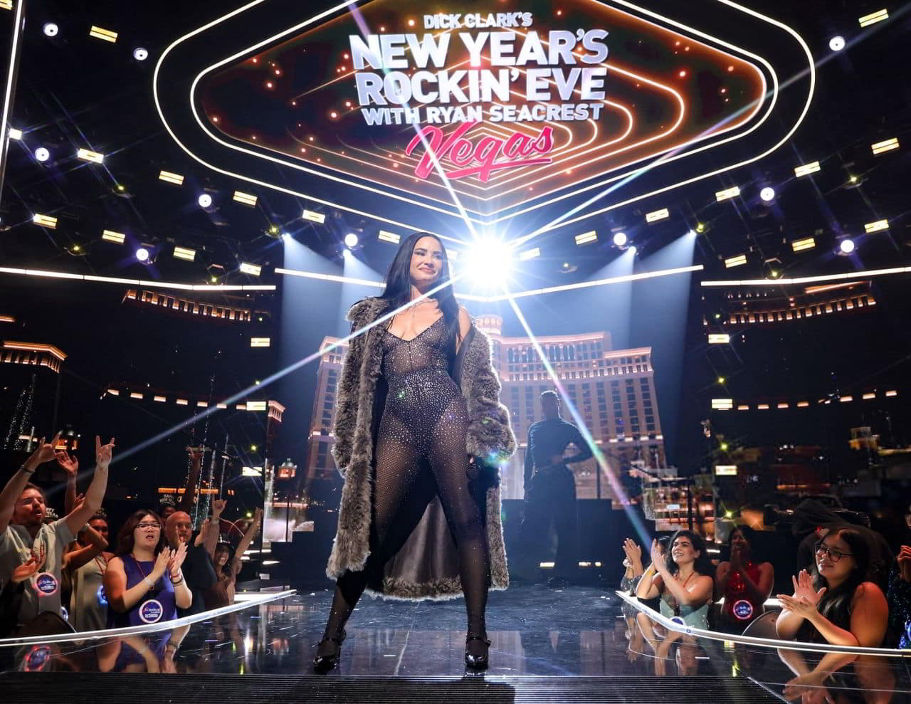 Hot Demi Lovato Rockin’ Eve Performance New York December 2025 photo gallery Hot Demi Lovato Rockin’ Eve Performance New York December 2025 photo gallery