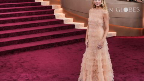 Justine Lupe Displays Tits in See Through Look at the 83rd Annual Golden Globe Awards 03