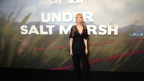 Kelly Reilly Sexy at Under Salt Marsh Screening in London 4
