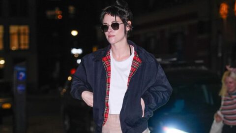 Kristen Stewart Sexy at Late Night with Seth Meyers in NYC 2026 5