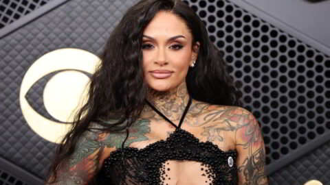 Kehlani Sexy at 2026 GRAMMY Awards in Valdrin Sahiti Gown 3