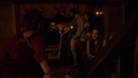 Azure Parsons Sexy Janet Montgomery Sexy Tamzin Merchant Sexy Salem S01E05 2014 1