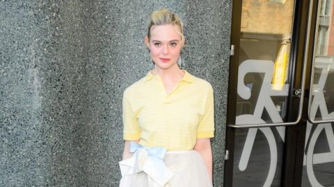 Elle Fanning Outside ABC Studios in New York City April 2026 11