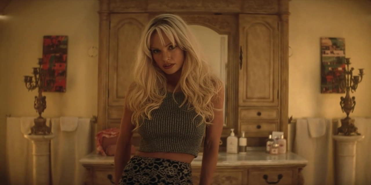 Lily James cleavage movie scene 2022 Lily James cleavage movie scene 2022