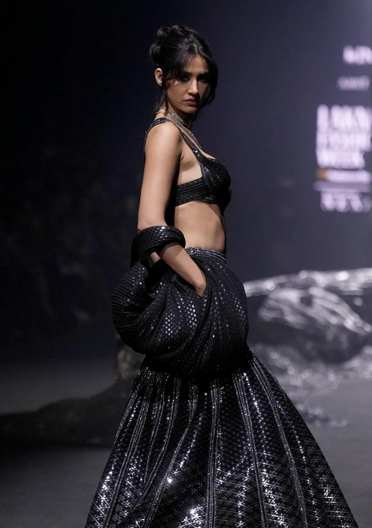 Disha Patani at Lakme Fashion Week 2026 in Mumbai nude scene Disha Patani at Lakme Fashion Week 2026 in Mumbai nude scene