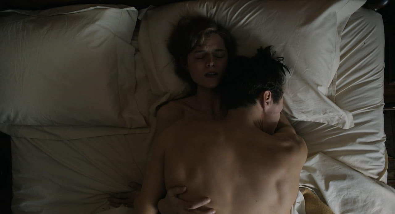 Emma Corrin cleavage movie scene 2022 Emma Corrin cleavage movie scene 2022
