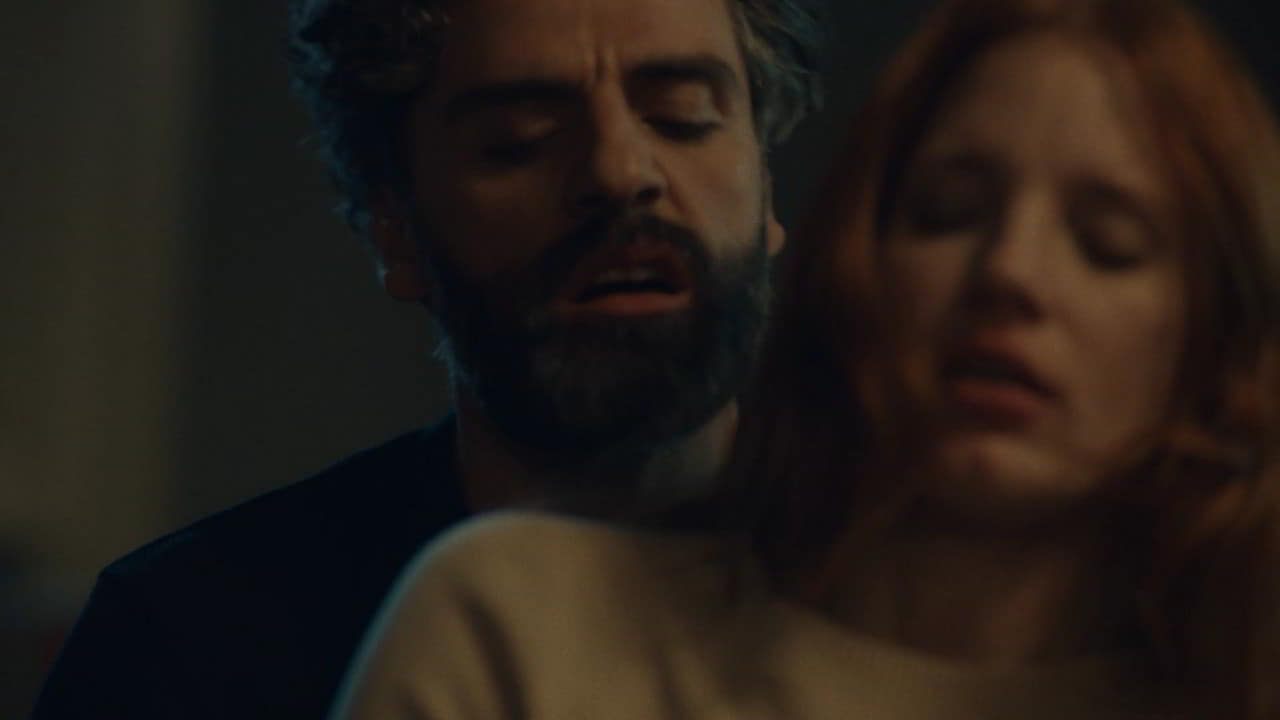 Jessica Chastain cleavage movie scene 2021 Jessica Chastain cleavage movie scene 2021