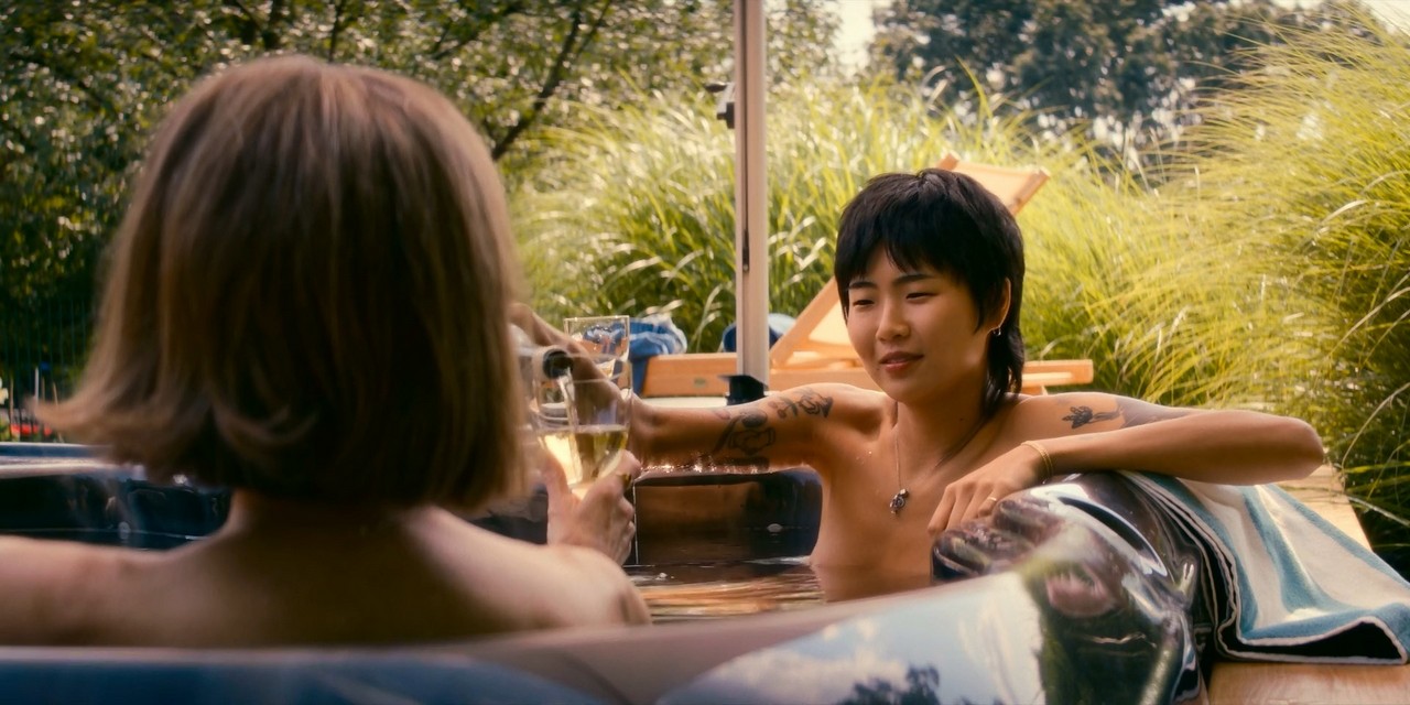 Barbara Garrick, May Hongk cleavage movie scene 2019 Barbara Garrick, May Hongk cleavage movie scene 2019