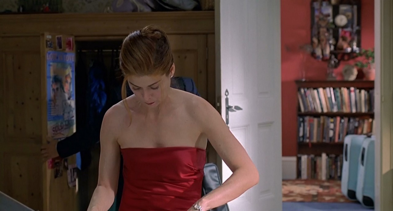 Debra Messing cleavage movie scene 2005 Debra Messing cleavage movie scene 2005