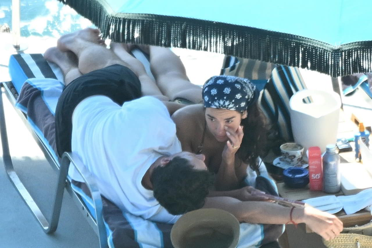 Naked Dua Lipa Gets Fingered By The Pool in a Tiny Golden Bikini explicit photo Naked Dua Lipa Gets Fingered By The Pool in a Tiny Golden Bikini explicit photo