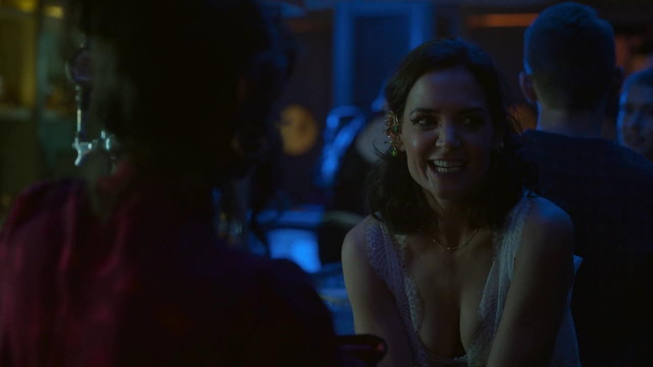 Katie Holmes cleavage movie scene 2023 Katie Holmes cleavage movie scene 2023
