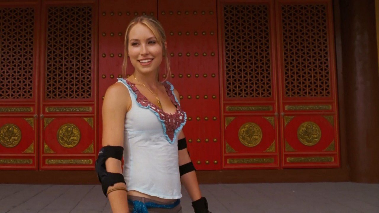 Sarah Carter cleavage movie scene 2006 Sarah Carter cleavage movie scene 2006