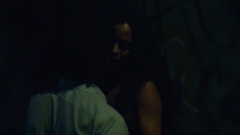Zoe Saldana Sexy Blood Ties 2013 1