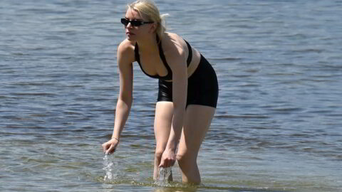 Anya Taylor Joy Flaunts Her Tight Curves in a Wet Swimwear Tease 11