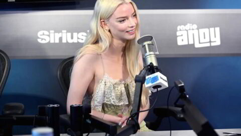 Anya Taylor Joy Sexy Sideboob at SiriusXM Studios in New York 08