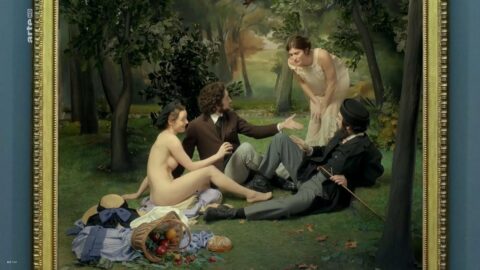 Camille Demoures Nude A Musee vous a musee moi Le Dejeuner sur lherbe Nude Libertinage 2019 6