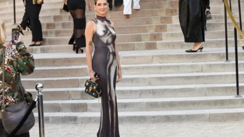 Chiara Ferragni Parades Her Curves in a Jaw Dropping Naked Illusion Dress in Paris 1