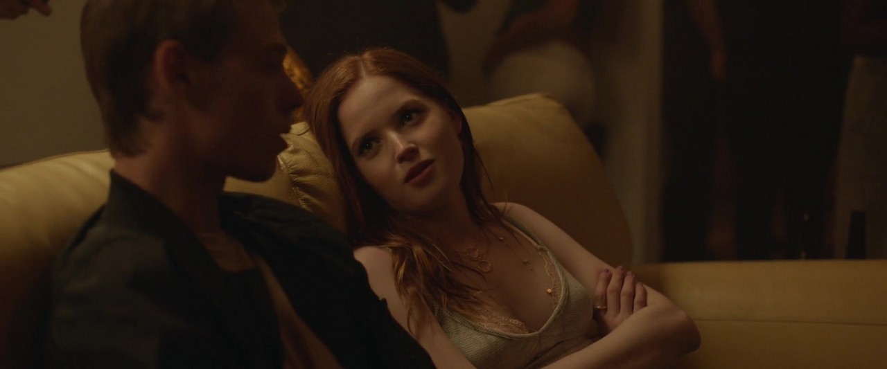 Ellie Bamber cleavage movie scene 2019 Ellie Bamber cleavage movie scene 2019