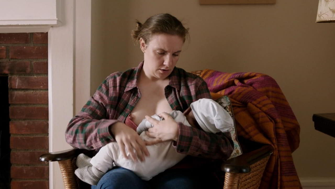 Lena Dunham topless Girls - S06E10 Lena Dunham topless Girls - S06E10
