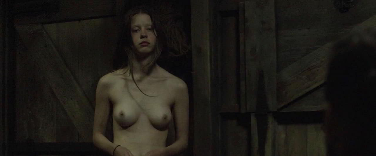 Mia Goth cleavage movie scene 2015 Mia Goth cleavage movie scene 2015