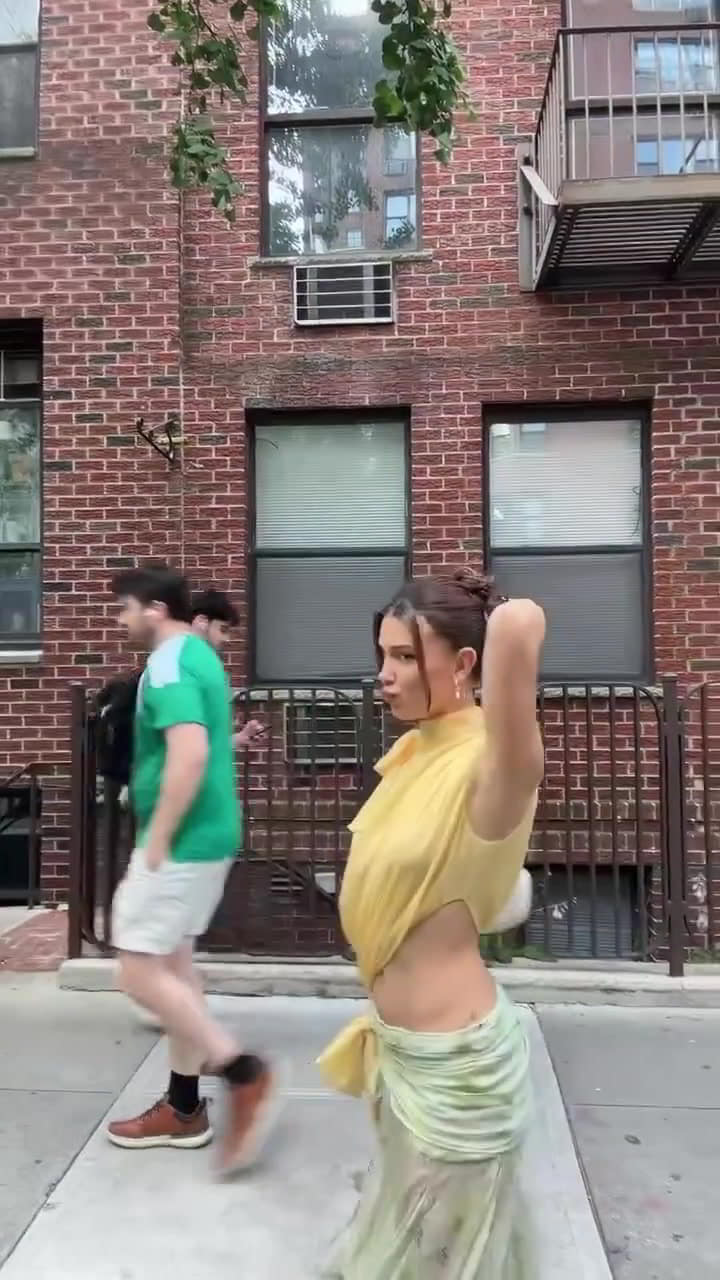 Millie Bobby Brown Hard Pokies in a Sheer Braless Top in NY nude scene Millie Bobby Brown Hard Pokies in a Sheer Braless Top in NY nude scene