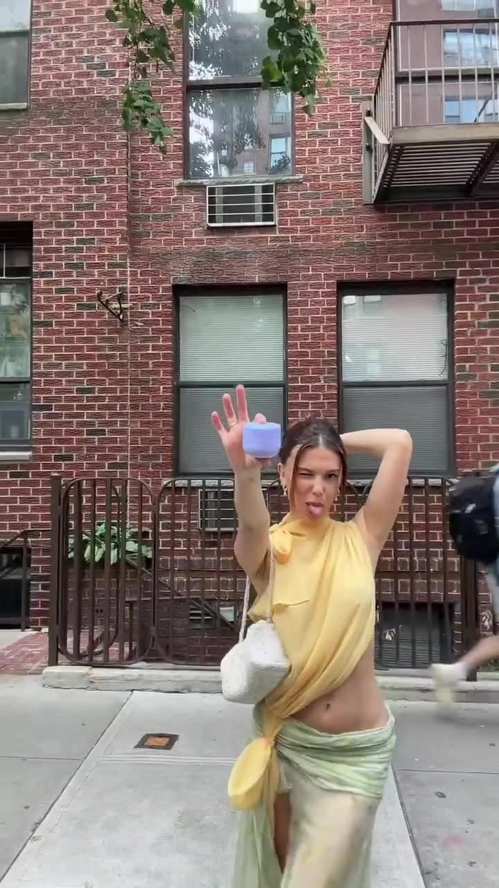 Hot Millie Bobby Brown Hard Pokies in a Sheer Braless Top in NY photo gallery Hot Millie Bobby Brown Hard Pokies in a Sheer Braless Top in NY photo gallery