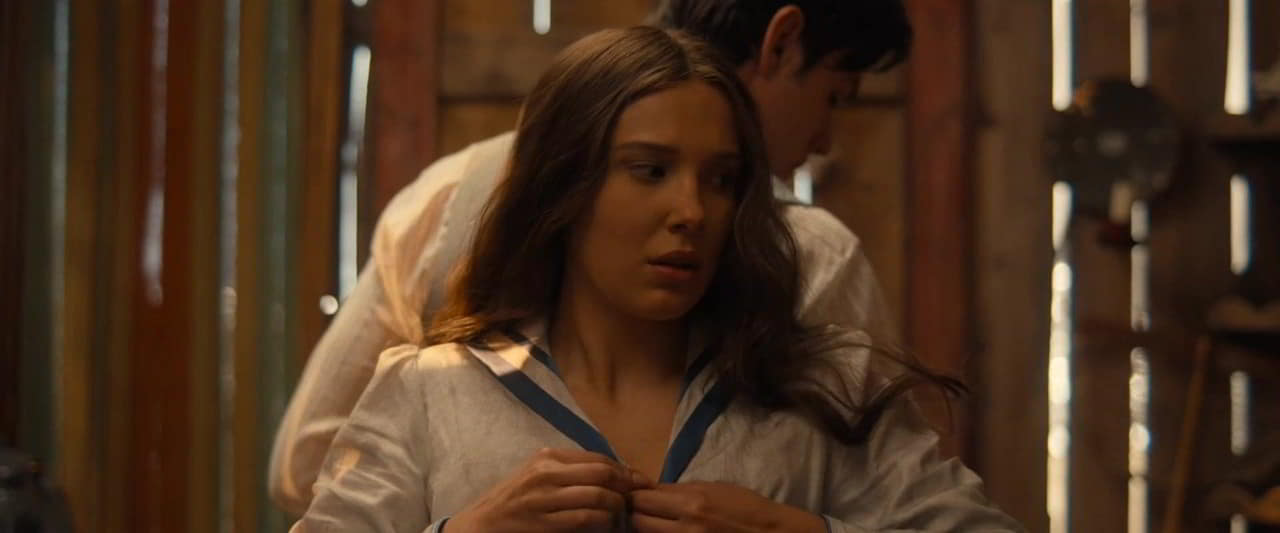Millie Bobby Brown cleavage movie scene 2026 Millie Bobby Brown cleavage movie scene 2026