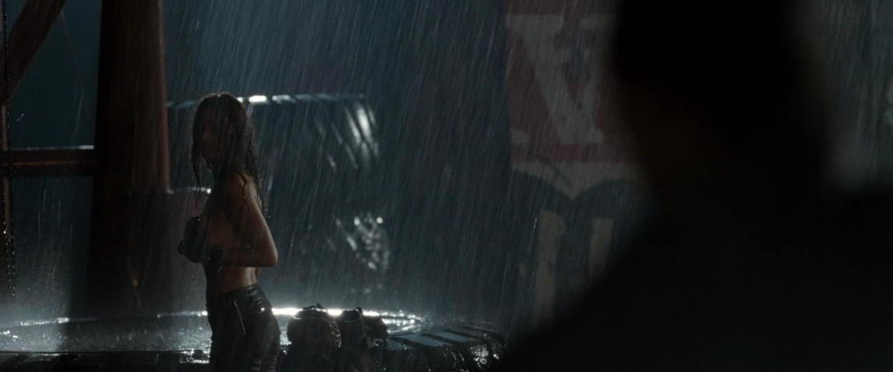 Moon Bloodgood cleavage movie scene 2009 Moon Bloodgood cleavage movie scene 2009