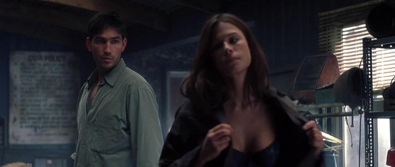 Rhona Mitra cleavage movie scene 2004 Rhona Mitra cleavage movie scene 2004