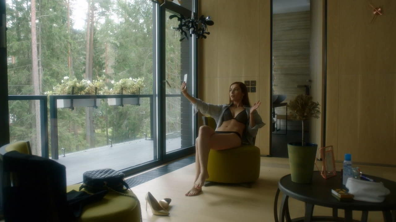 Veronika Norina cleavage movie scene 2017 Veronika Norina cleavage movie scene 2017