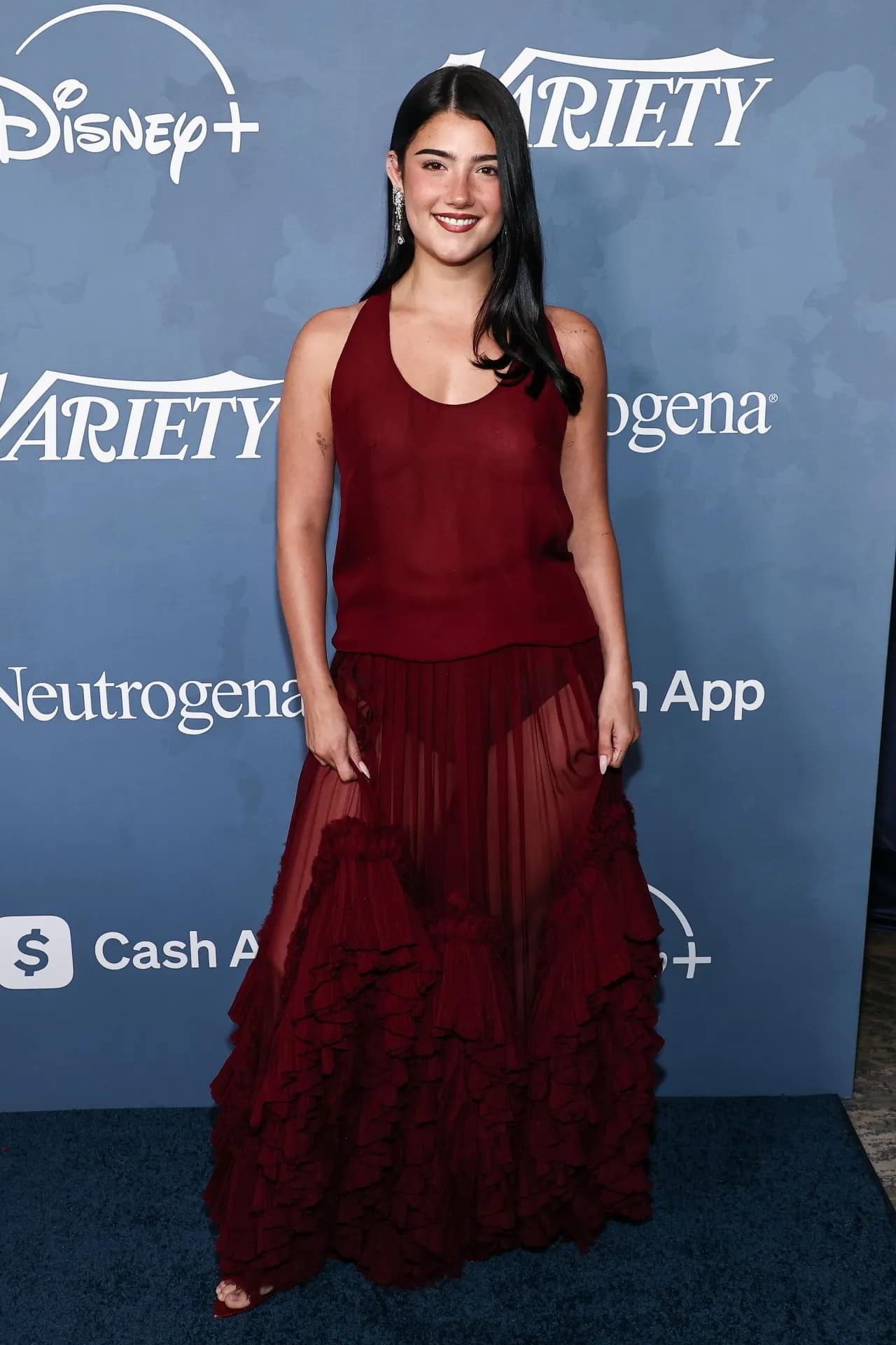 Naked Charli D'Amelio Nipples in Braless Sheer Burgundy Outfit explicit photo Naked Charli D'Amelio Nipples in Braless Sheer Burgundy Outfit explicit photo