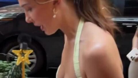 Millie Bobby Brown Teases Heavy Cleavage in a Dangerously Low Cut Mini Dress 17
