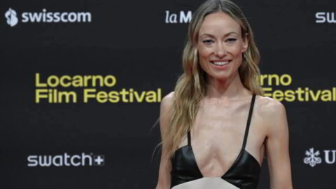 Olivia Wilde Flashes Her Small Tits in a Tiny Leather Top 08